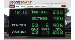 Desktop Screenshot of mrscoreboards.com.au